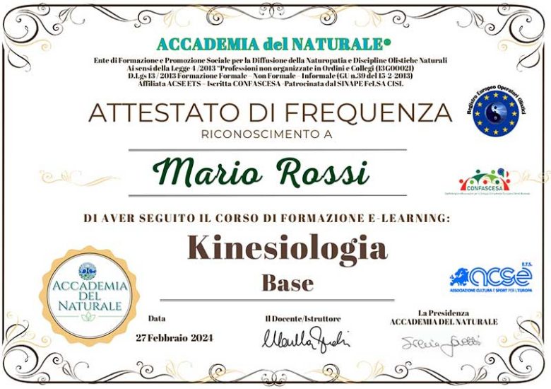 Attestato